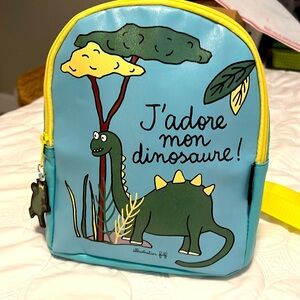 J’adore mon dinosaure! Super cute kids lunch backpack.